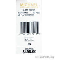 Michael Kors Sloan Editor Leather Flap Crossbody Bag